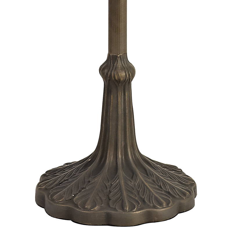 Regal Lighting SL-2005 2 Light Leaf Tiffany Floor Lamp Aged Antique Brass Base Only