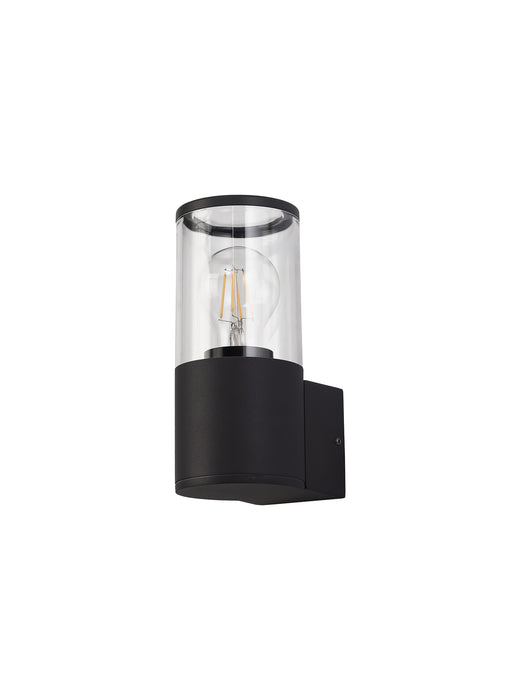 Regal Lighting SL-1690 1 Light Outdoor Wall Light Anthracite With Clear Diffuser IP54