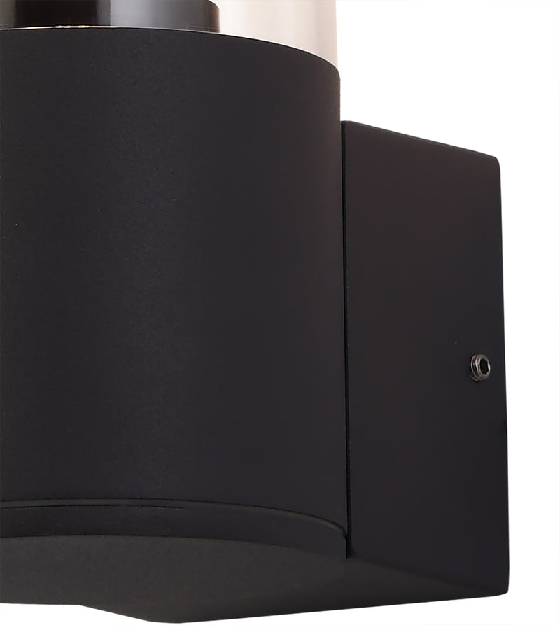 Regal Lighting SL-1690 1 Light Outdoor Wall Light Anthracite With Clear Diffuser IP54