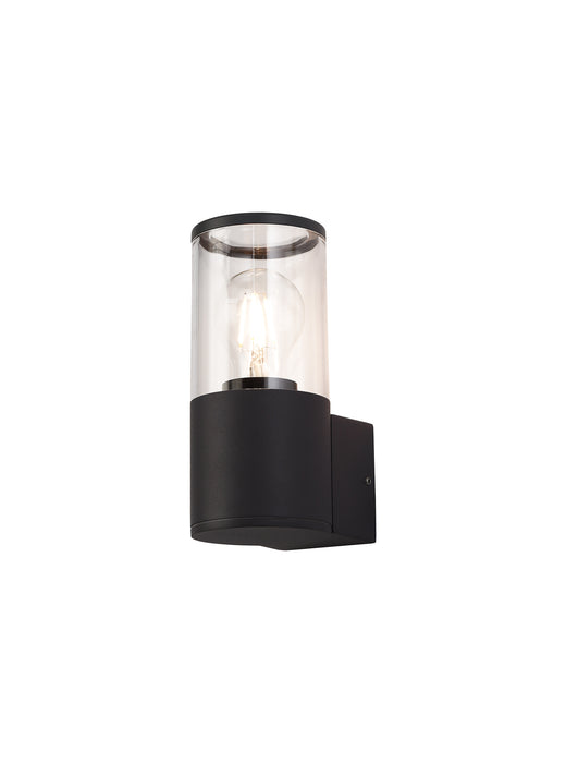 Regal Lighting SL-1690 1 Light Outdoor Wall Light Anthracite With Clear Diffuser IP54