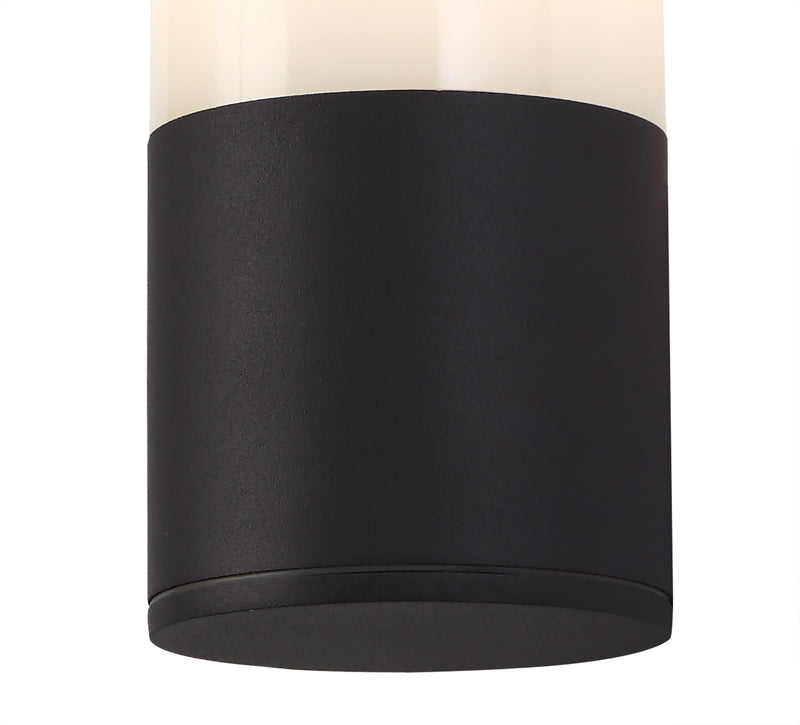 Regal Lighting SL-1689 1 Light Outdoor Wall Light Anthracite With Opal Diffuser IP54