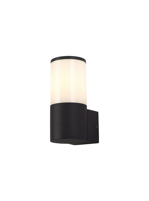 Regal Lighting SL-1689 1 Light Outdoor Wall Light Anthracite With Opal Diffuser IP54