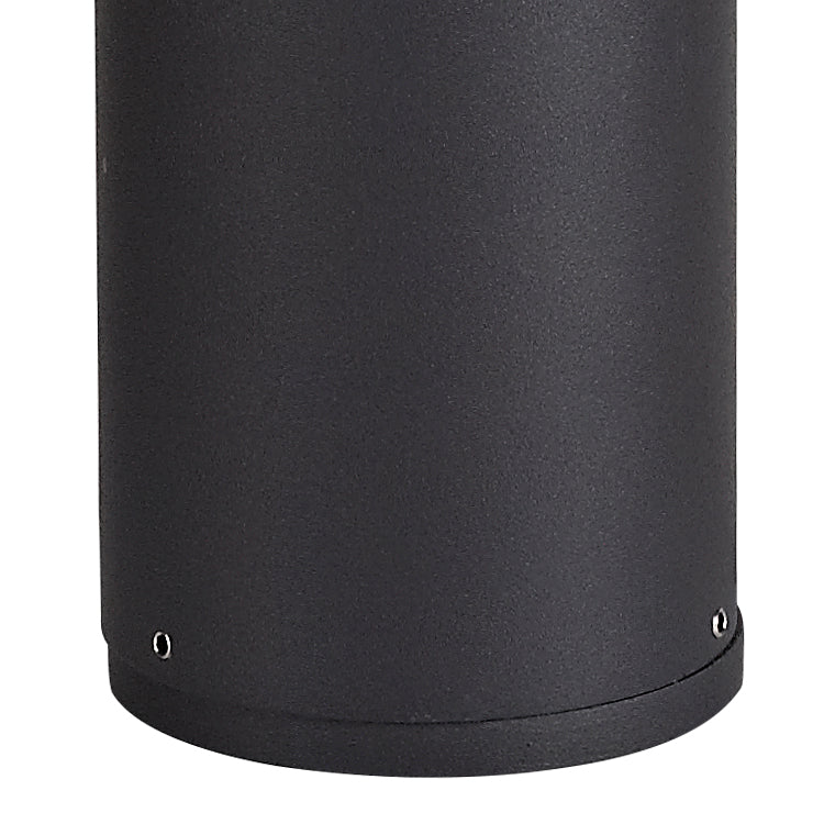 Regal Lighting SL-1684 1 Light Small Outdoor Post Light Anthracite With Clear Glass IP54