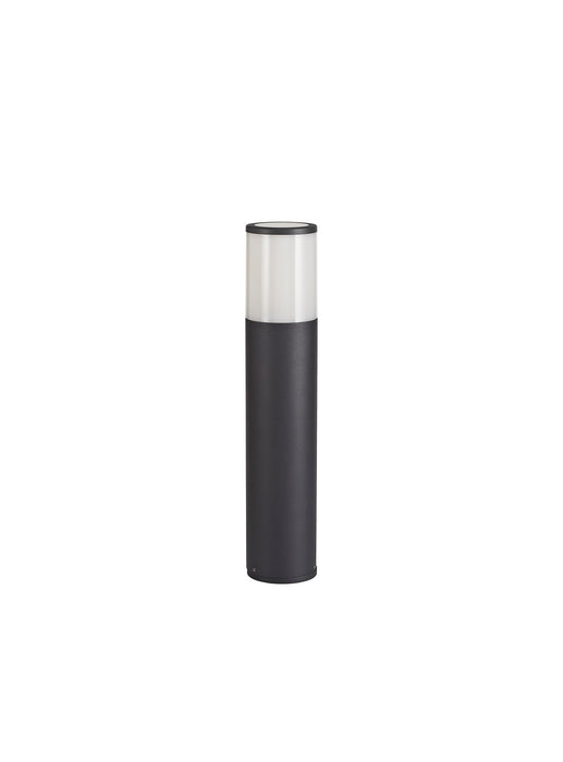 Regal Lighting SL-1683 1 Light Small Outdoor Post Light Anthracite With Opal Glass IP54