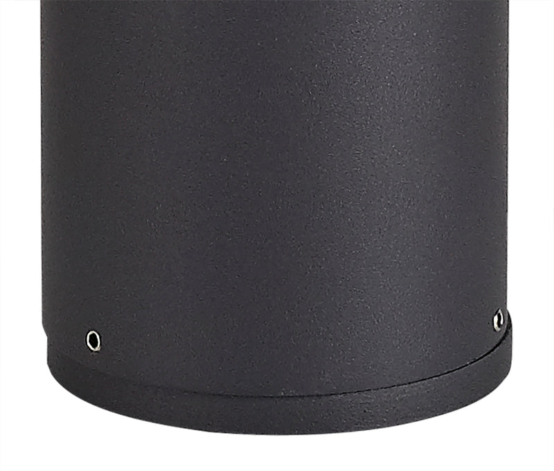 Regal Lighting SL-1683 1 Light Small Outdoor Post Light Anthracite With Opal Glass IP54