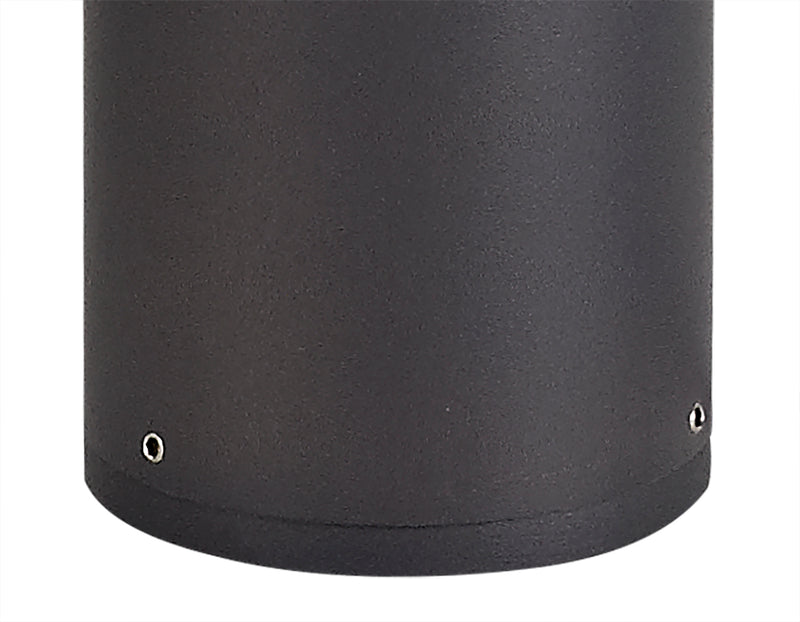 Regal Lighting SL-1681 1 Light Medium Outdoor Post Light Anthracite With Clear Glass IP54