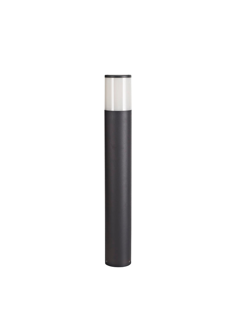 Regal Lighting SL-1680 1 Light Medium Outdoor Post Light Anthracite With Opal Glass IP54