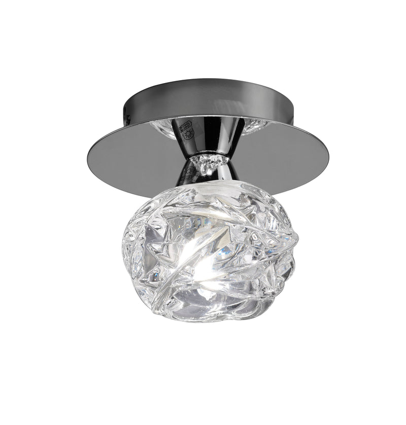 Mantra M3945 Maremagnum Ceiling 1 Light G9, Polished Chrome • M3945