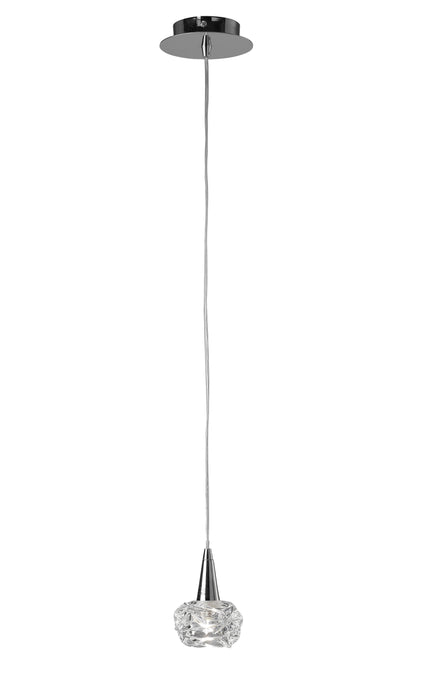 Mantra M3946 Maremagnum Pendant 1 Light G9, Polished Chrome • M3946