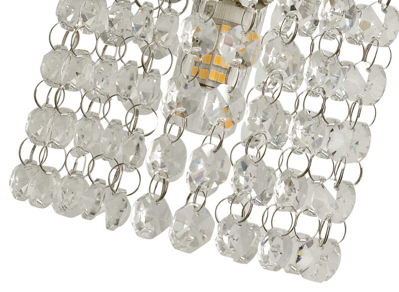 Regal lighting SL-2226 1 Light Wall Light Polished Chrome And Crystal IP44