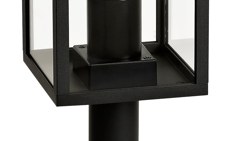 Regal Lighting SL-2164 1 Light Short Outdoor Post Light Graphite Black IP54