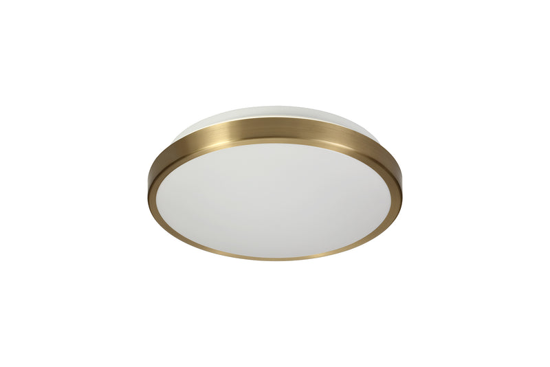 Regal lighting SL-1705 1 Light 30cm Flush LED Ceiling Light Soft Bronze IP44