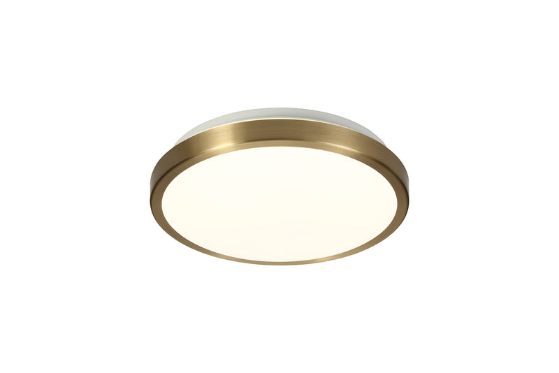 Regal lighting SL-1705 1 Light 30cm Flush LED Ceiling Light Soft Bronze IP44