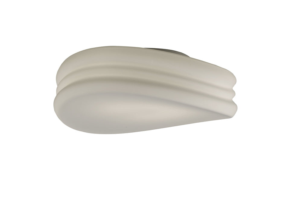Mantra M3623 Mediterraneo Ceiling/Wall 3 Light E27 Large, Frosted White Glass • M3623
