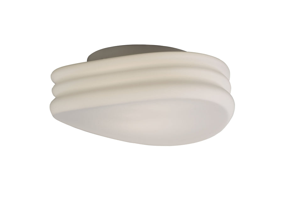 Mantra M3624 Mediterraneo Ceiling/Wall 2 Light E27 Medium, Frosted White Glass • M3624