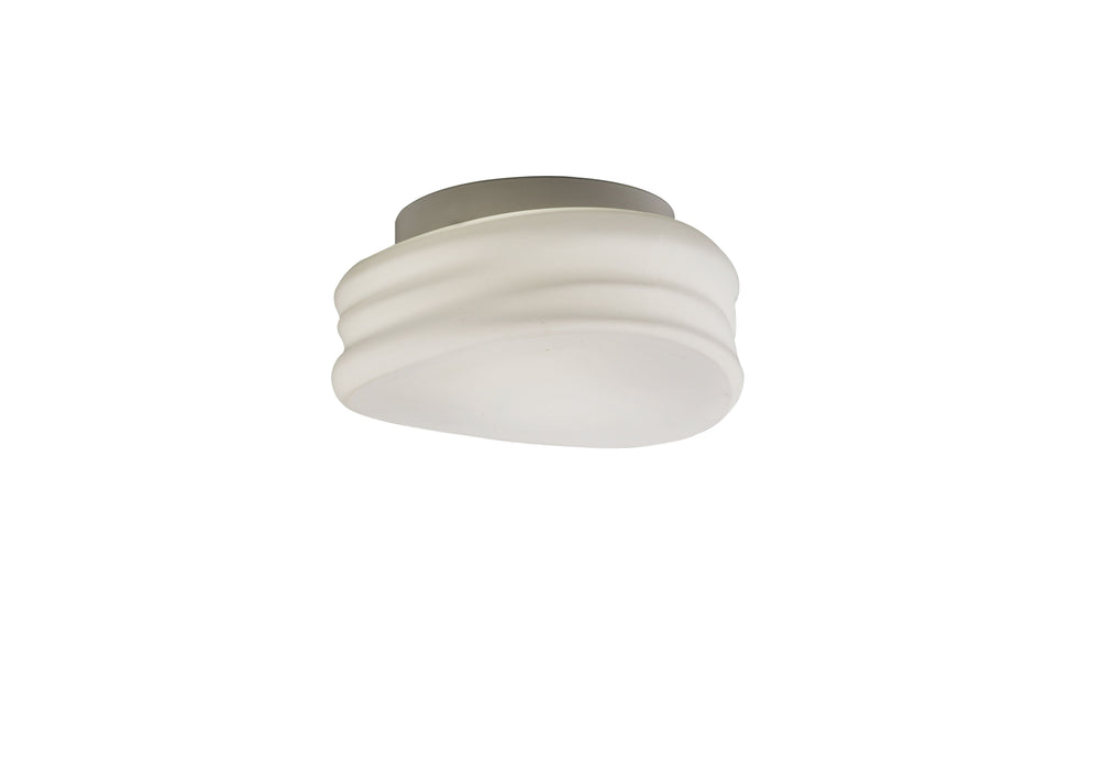 Mantra M3625 Mediterraneo Ceiling/Wall 2 Light GU10 Small, Frosted White Glass • M3625