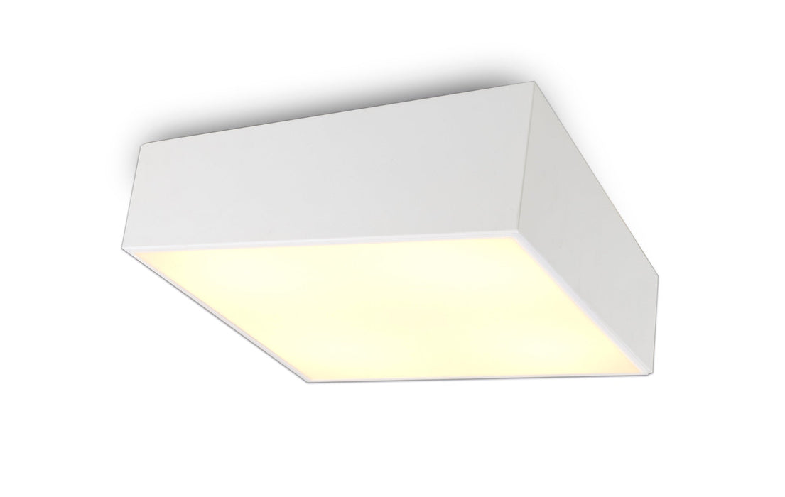 Mantra M6160 Mini Ceiling 60cm Square, 8 x E27 (Max 20W), White • M6160