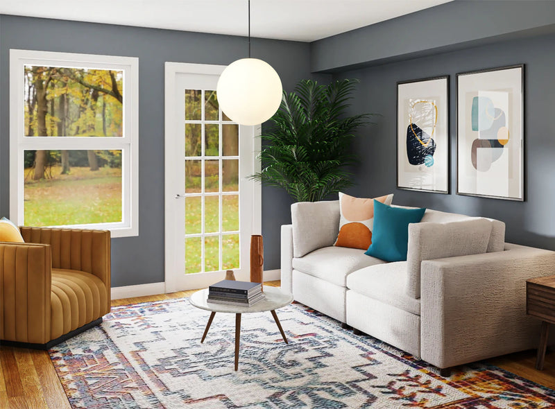 Deco Miranda Medium Ball Pendant 1 Light E27 Satin Nickel Suspension With Frosted White Glass Globe • D0123