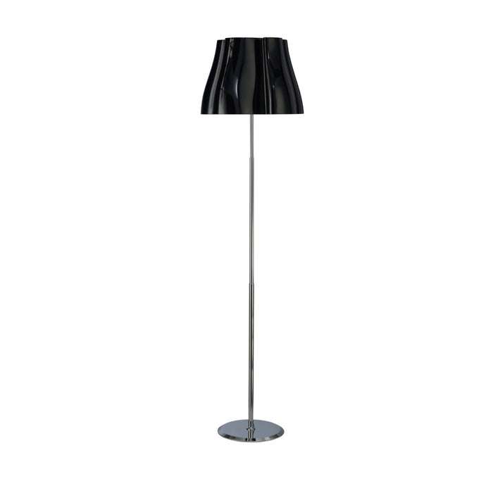 Mantra M3723 Miss Floor Lamp 3 Light E27, Gloss Black/Polished Chrome • M3723