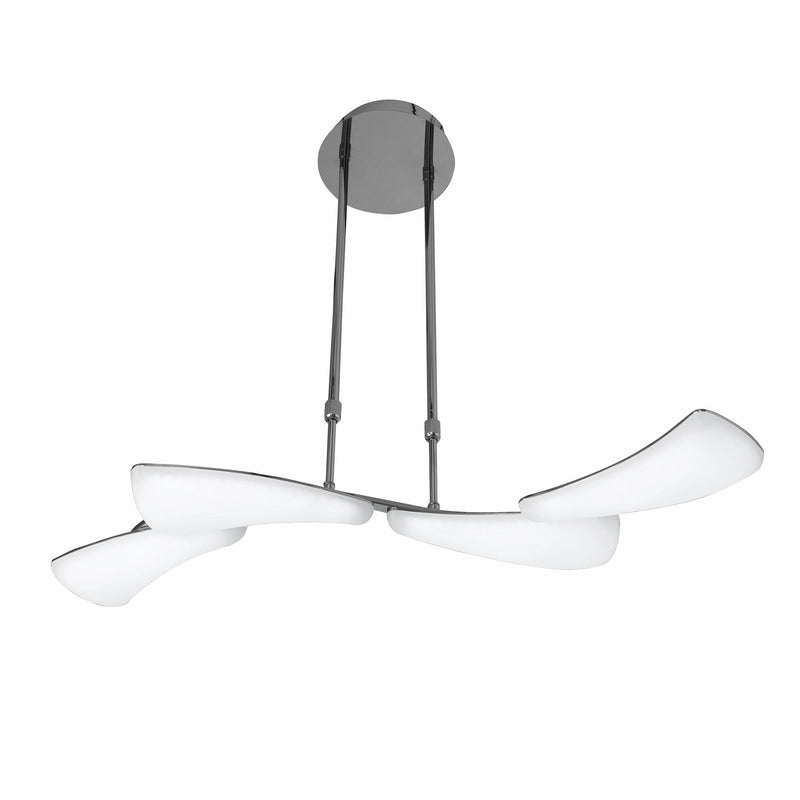 Mantra M3804 Mistral Telescopic 24W LED Line 3000K, 2160lm, Polished Chrome, Frosted Acrylic, 3yrs Warranty • M3804