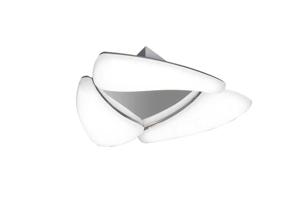 Mantra M3805 Mistral Ceiling 18W LED 3000K, 1620lm, Polished Chrome/Frosted Acrylic, 3yrs Warranty • M3805