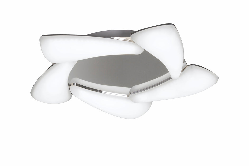 Mantra M3807 Mistral Ceiling 30W LED 3000K, 2700lm, Polished Chrome/Frosted Acrylic, 3yrs Warranty • M3807