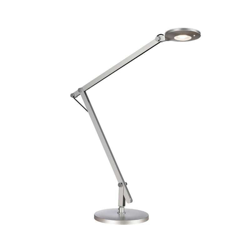 Mantra M5652 Natalia Adjustable Table Lamp 6W LED 5000K, 540lm, Silver, 3yrs Warranty • M5652