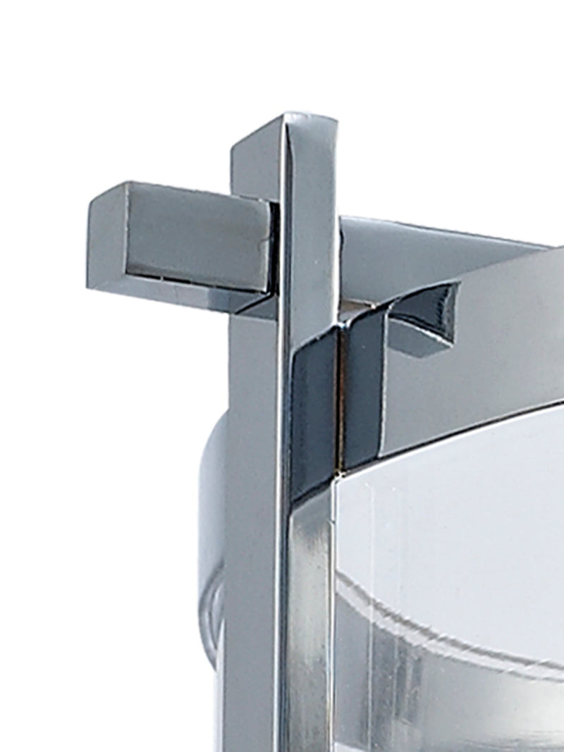 Deco Nolan Single Small Pendant 3 Light E14 Polished Chrome/Clear Glass • D0087