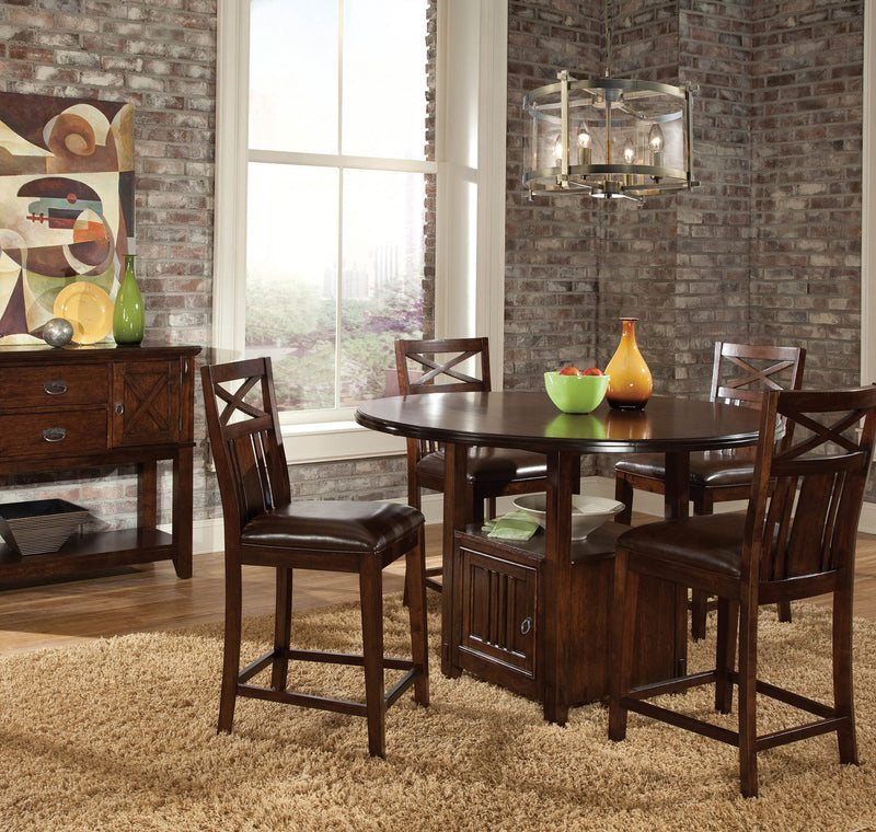 Deco Nolan Single Small Pendant 3 Light E14 Antique Brass/Amber Glass • D0088