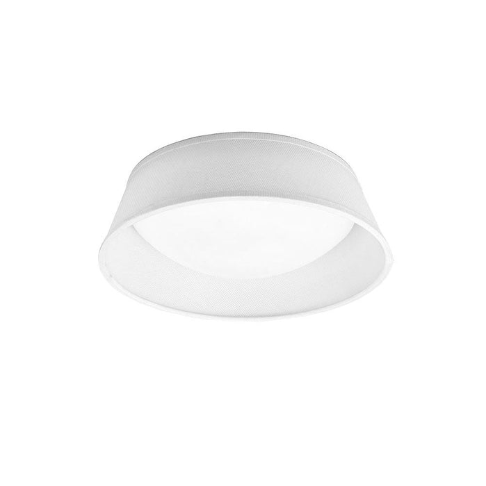 Mantra M4960E Nordica Ceiling, 2 Light E27 Max 20W, 32cm, White Acrylic With Ivory White Shade, 2yrs Warranty • M4960E