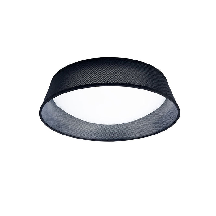 Mantra M4965E Nordica Ceiling, 3 Light E27 Max 20W, 45CM, White Acrylic With Black Shade, 2yrs Warranty • M4965E