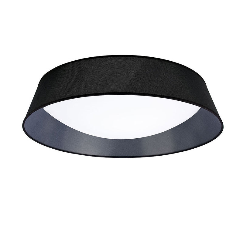 Mantra M4967E Nordica Ceiling, 9 Light E27 Max 20W, 90cm, White Acrylic With Black Shade, 2yrs Warranty • M4967E