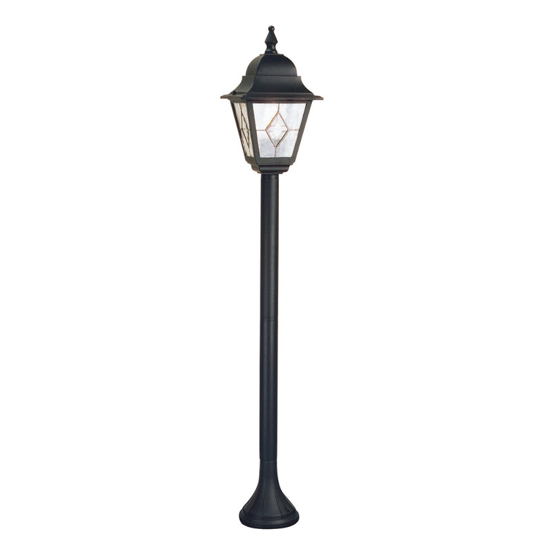 black outdoor wall light