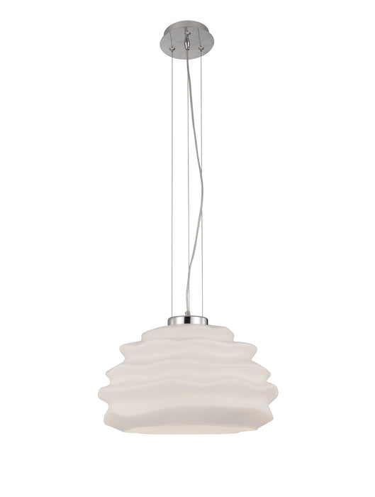 Mantra M6274 Nubole Pendant 40cm Round, 1 x E27 (Max 60W), Opal White • M6274