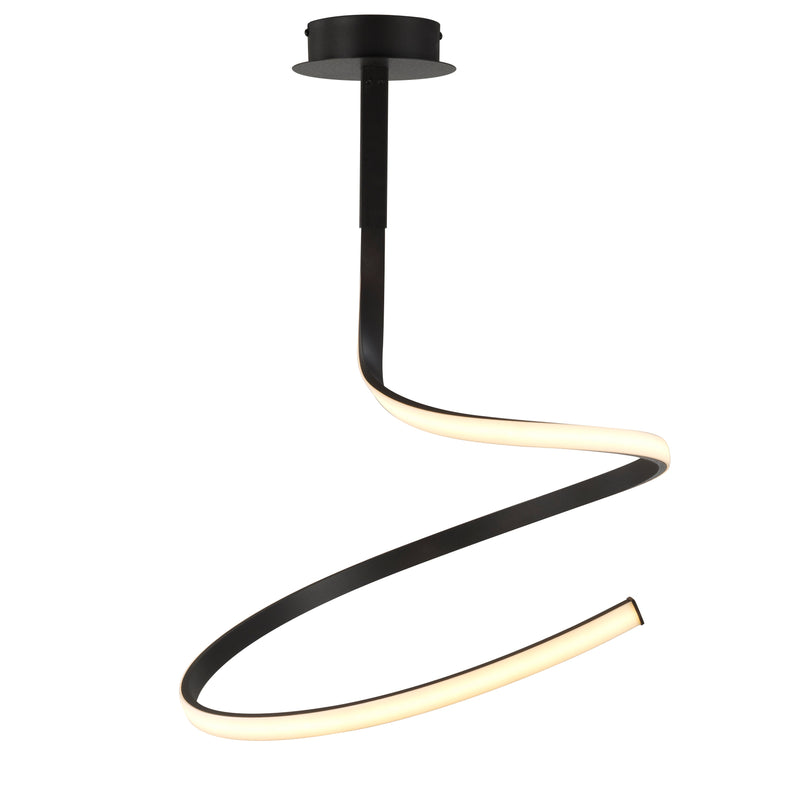 Mantra M5362 Nur Brown Oxide Semi Ceiling 30W LED 2800K, 2400lm, Frosted Acrylic/Brown Oxide, 3yrs Warranty • M5362