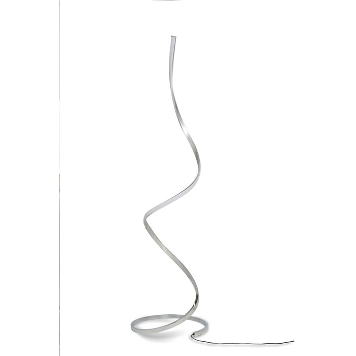 Mantra M5001 Nur XL Floor Lamp 22W LED 3000K, 1800lm, Dimmable Silver/Frosted Acrylic/Polished Chrome, 3yrs Warranty • M5001