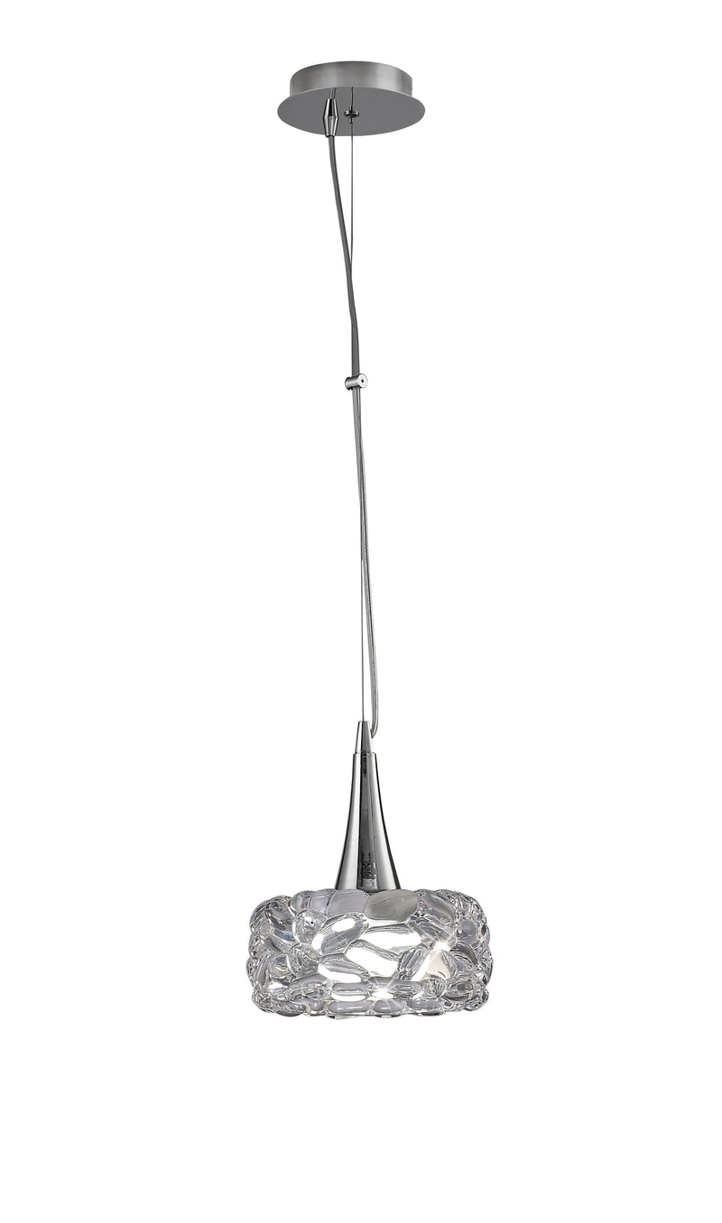 Mantra M3933 O2 Pendant 1 Light E27 Large, Polished Chrome • M3933