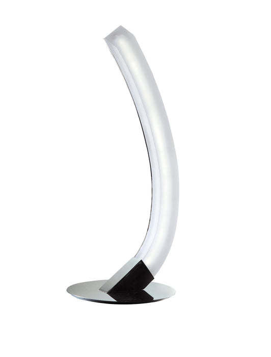 Mantra M3564 On Table Lamp Left 5W LED 3000K, 500lm, Polished Chrome/Frosted Acrylic, 3yrs Warranty • M3564