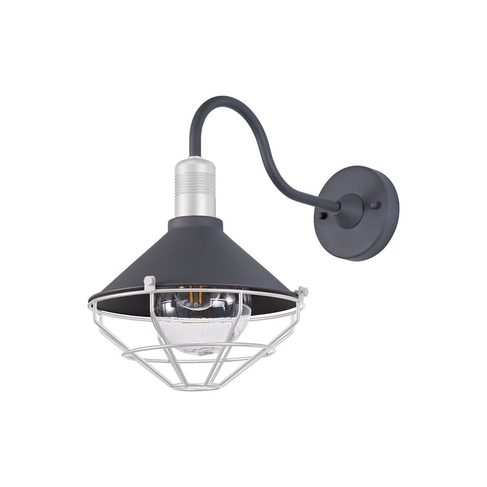 Regal Lighting SL-1612 1 Light Outdoor Wall Light Anthracite & Matt White IP65