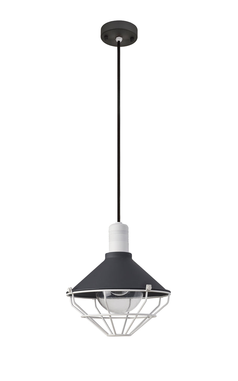 Regal Lighting SL-1611 1 Light Outdoor Ceiling Pendant Anthracite & Matt White IP65