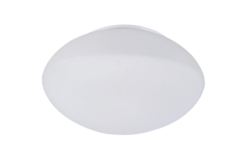 Mantra M4897 Opal Ceiling/Wall 1 Light E27, Polished Chrome/Frosted White Glass • M4897