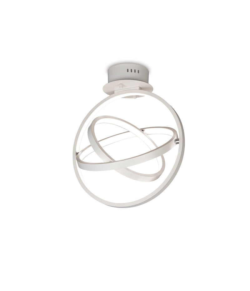 Mantra M5746 Orbital Ceiling Round 35cm, 3 Ring, 40W LED 3000K, 1510lm, White, 3yrs Warranty • M5746