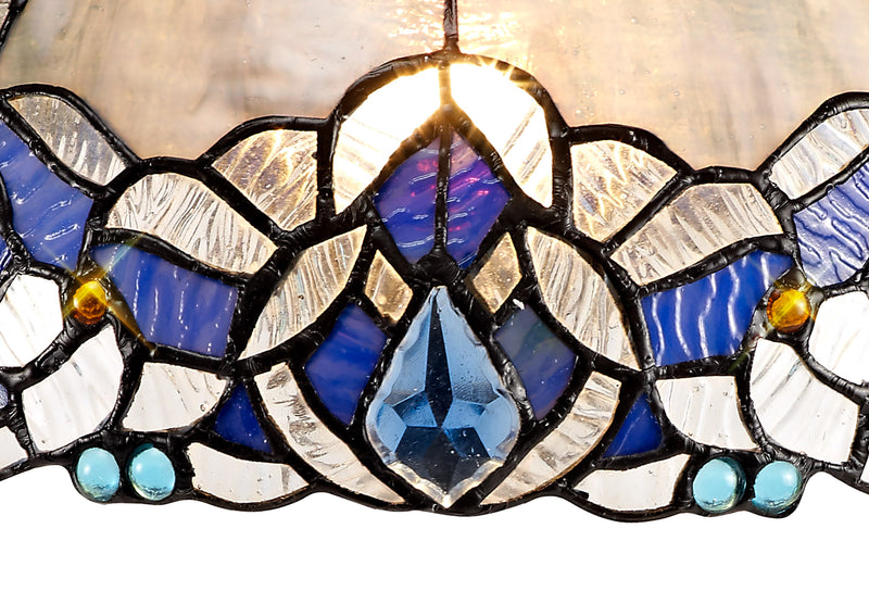 Regal Lighting SL-2026 Tiffany Easy Fit Shade For Pendant And Table Lamps 30cm