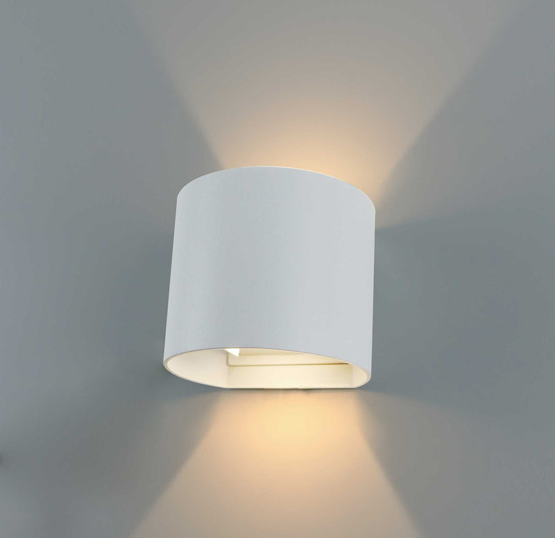 Deco Ottawa Up & Downward Lighting Wall Light 2x3W LED 3000K, Sand White, 410lm, IP54, 3yrs Warranty • D0454