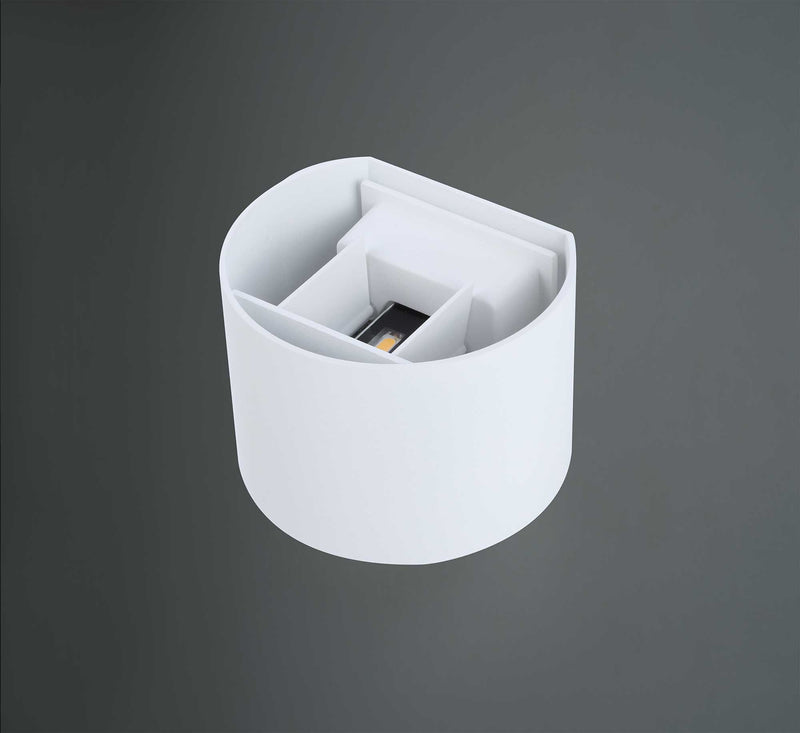 Deco Ottawa Up & Downward Lighting Wall Light 2x3W LED 3000K, Sand White, 410lm, IP54, 3yrs Warranty • D0454