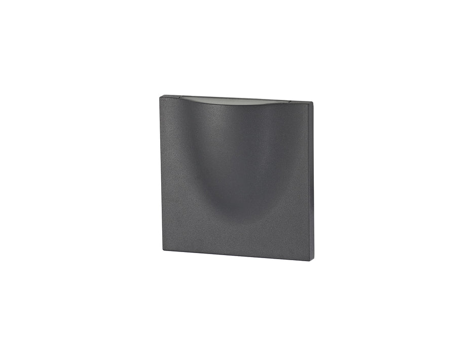 Regal Lighting SL-2069 1 Light Outdoor LED Wall Light Anthracite IP54