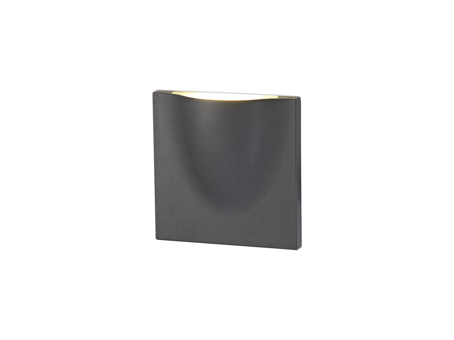 Regal Lighting SL-2069 1 Light Outdoor LED Wall Light Anthracite IP54