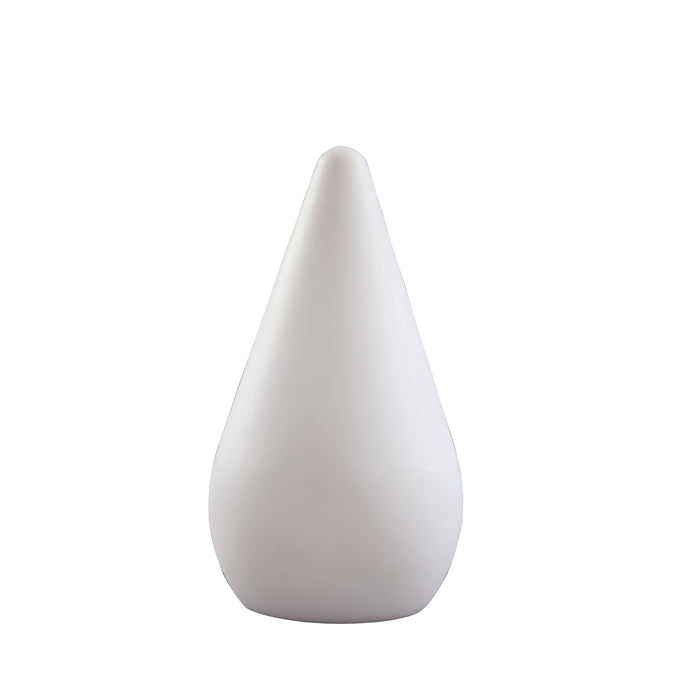 Mantra M1494 Palma Table Lamp 1 Light E27 Outdoor IP65, Opal White • M1494