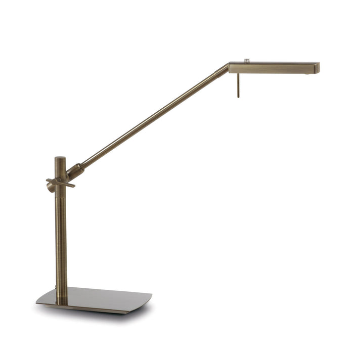 Mantra M4949 Phuket Table Lamp 1 Light 7W LED 3000K, 600lm, Antique Brass, 3yrs Warranty • M4949