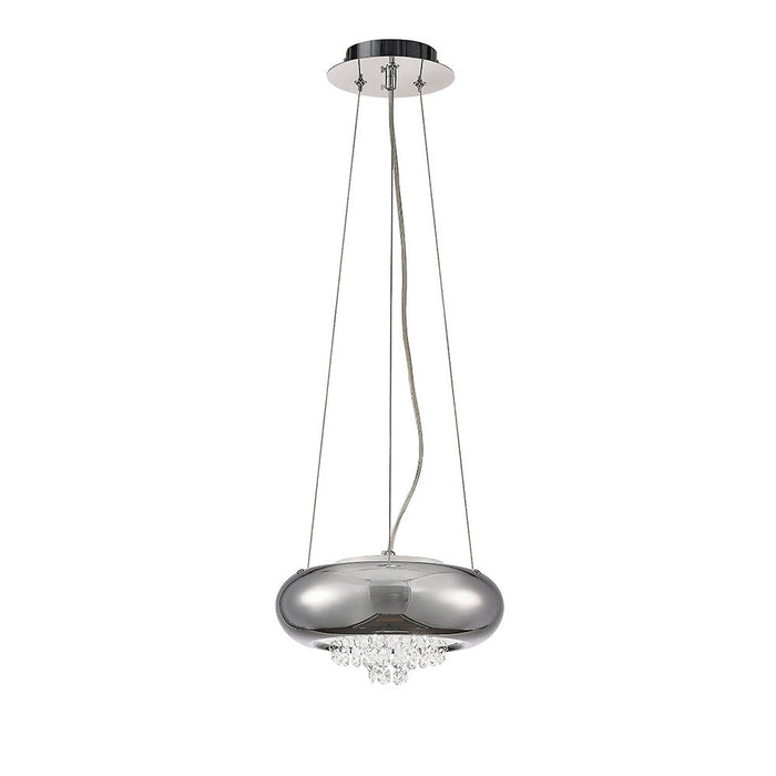 Diyas Phyllis Small Pendant 2 Light G9 Polished Chrome/Crystal • IL31561